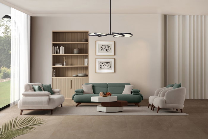 Atelier Del Sofa Bonjo Walnut Verde